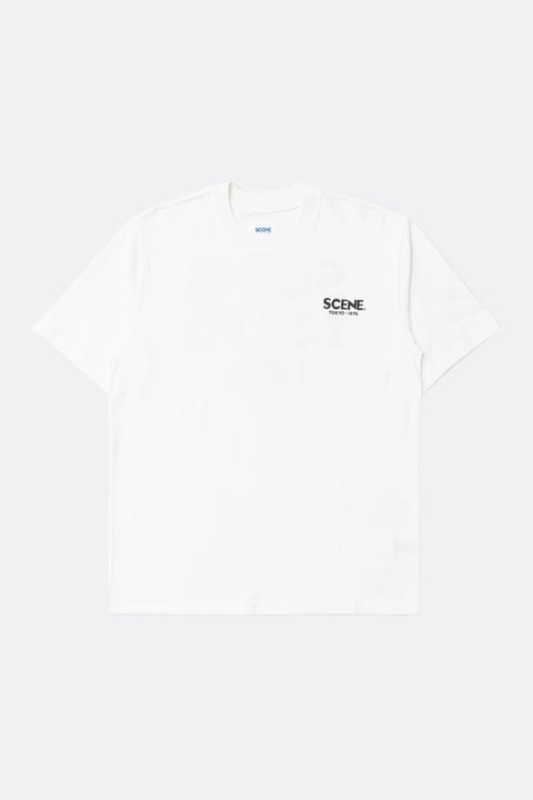 SCENE TOKYO 1976 CLASSIC T - SHIRT/ WHITE & BLACK - GROGROCERY