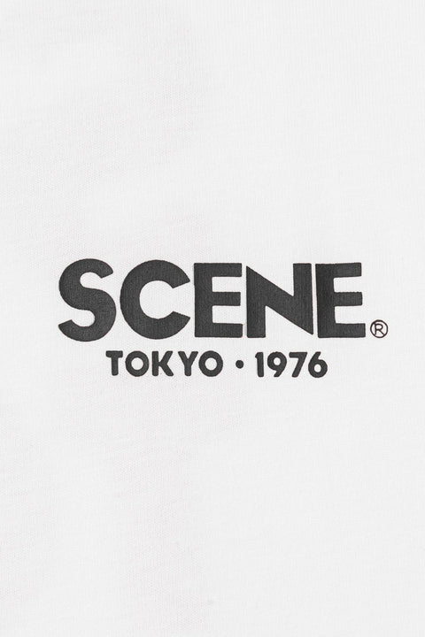 SCENE TOKYO 1976 CLASSIC T - SHIRT/ WHITE & BLACK - GROGROCERY