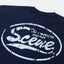 SCENE WASHED DENIM TEE/ NAVY - GROGROCERY