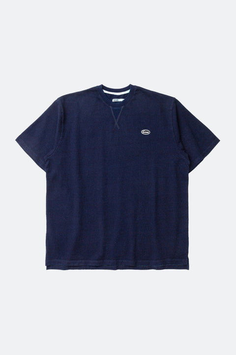 SCENE WASHED DENIM TEE/ NAVY - GROGROCERY