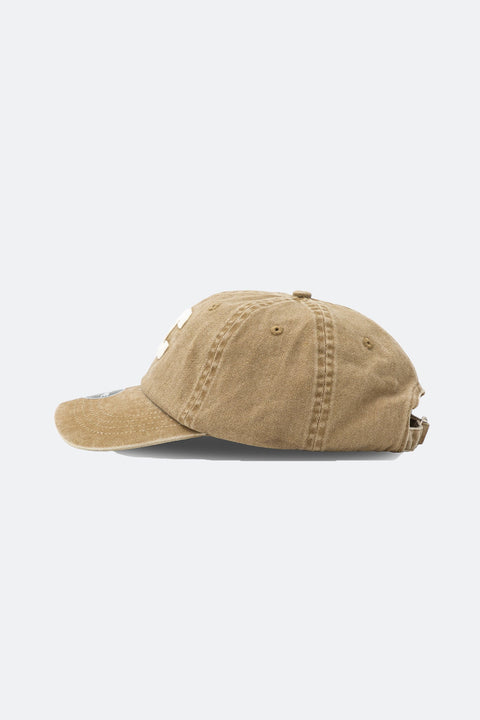 SCENE WASHED LOGO CAP / BEIGE - GROGROCERY