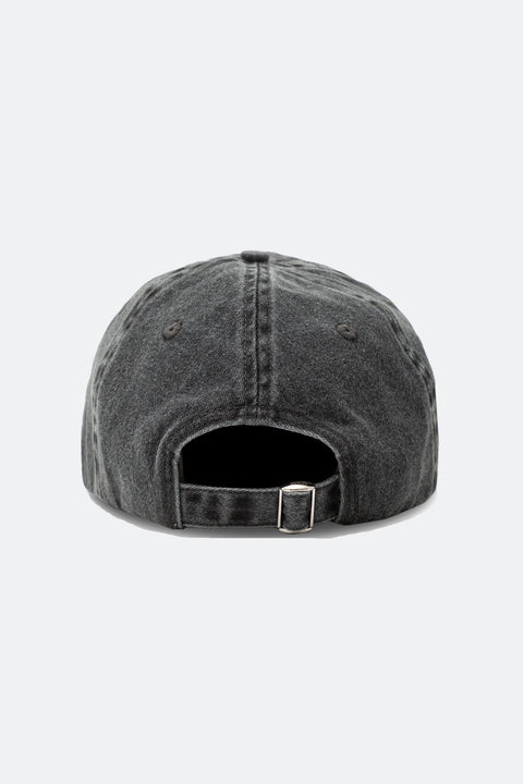 SCENE WASHED LOGO CAP / BLACK - GROGROCERY