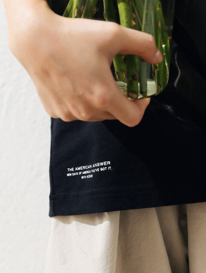 SCENE X GROCERY REFLECTIVE LOGO WASHED INVOICE TEE/ BLACK - GROGROCERY