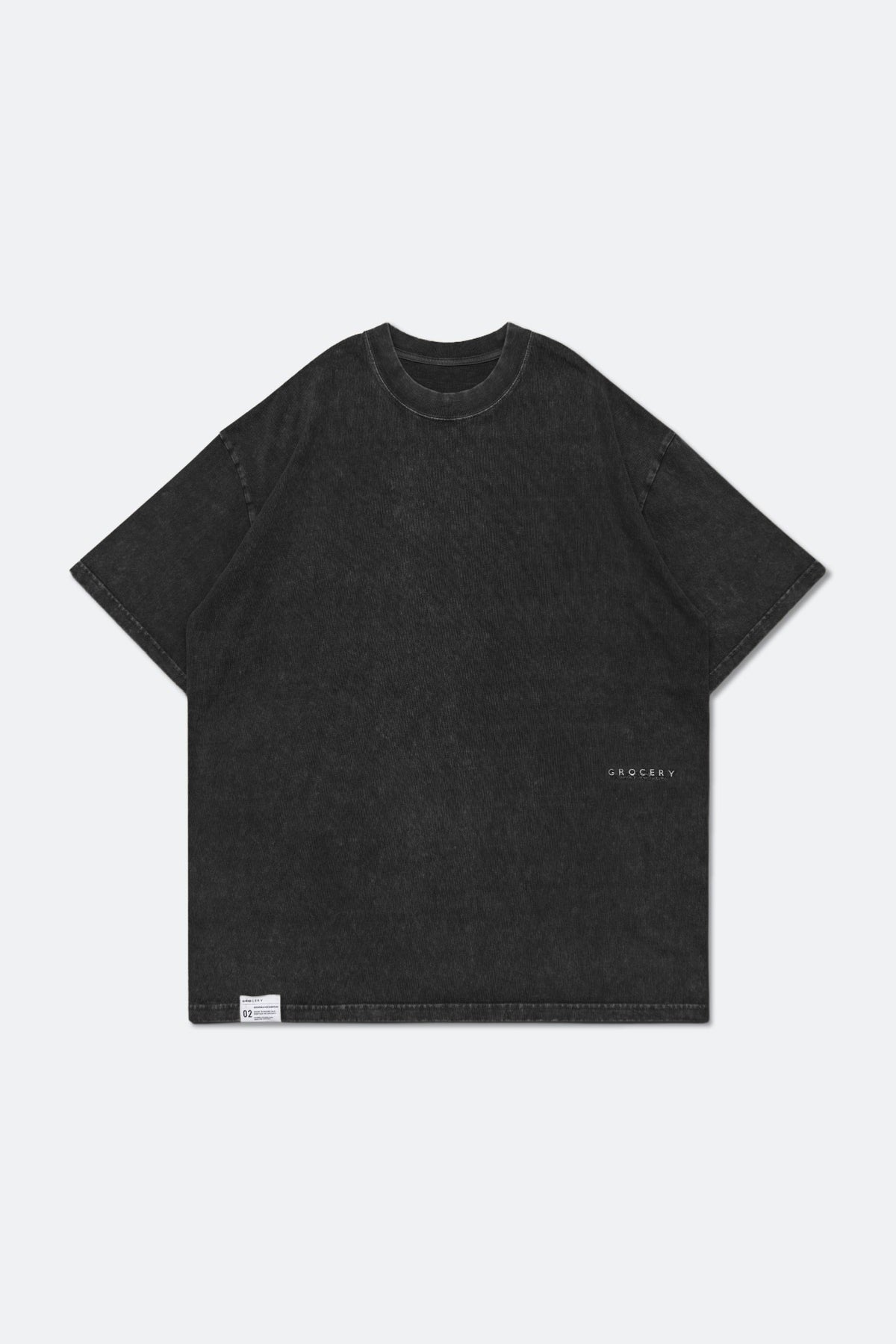 GROCERY SMALL LOGO WASHED TEE/ CHARCOAL