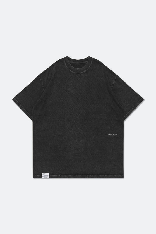 GROCERY SMALL LOGO WASHED TEE/ CHARCOAL