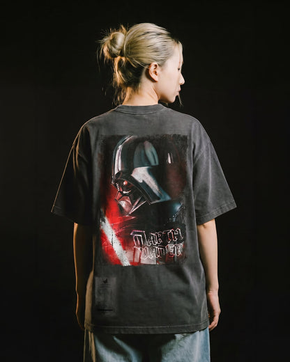 STAR WARS x HOT TOYS x GROCERY WASHED DARTH VADER GRAPHIC TEE/ BLACK - GROGROCERY