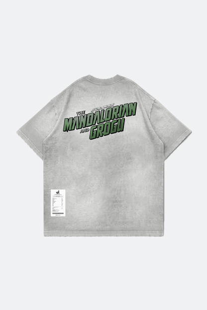 STAR WARS x HOT TOYS x GROCERY WASHED GROGU GRAPHIC TEE/ GREY - GROGROCERY