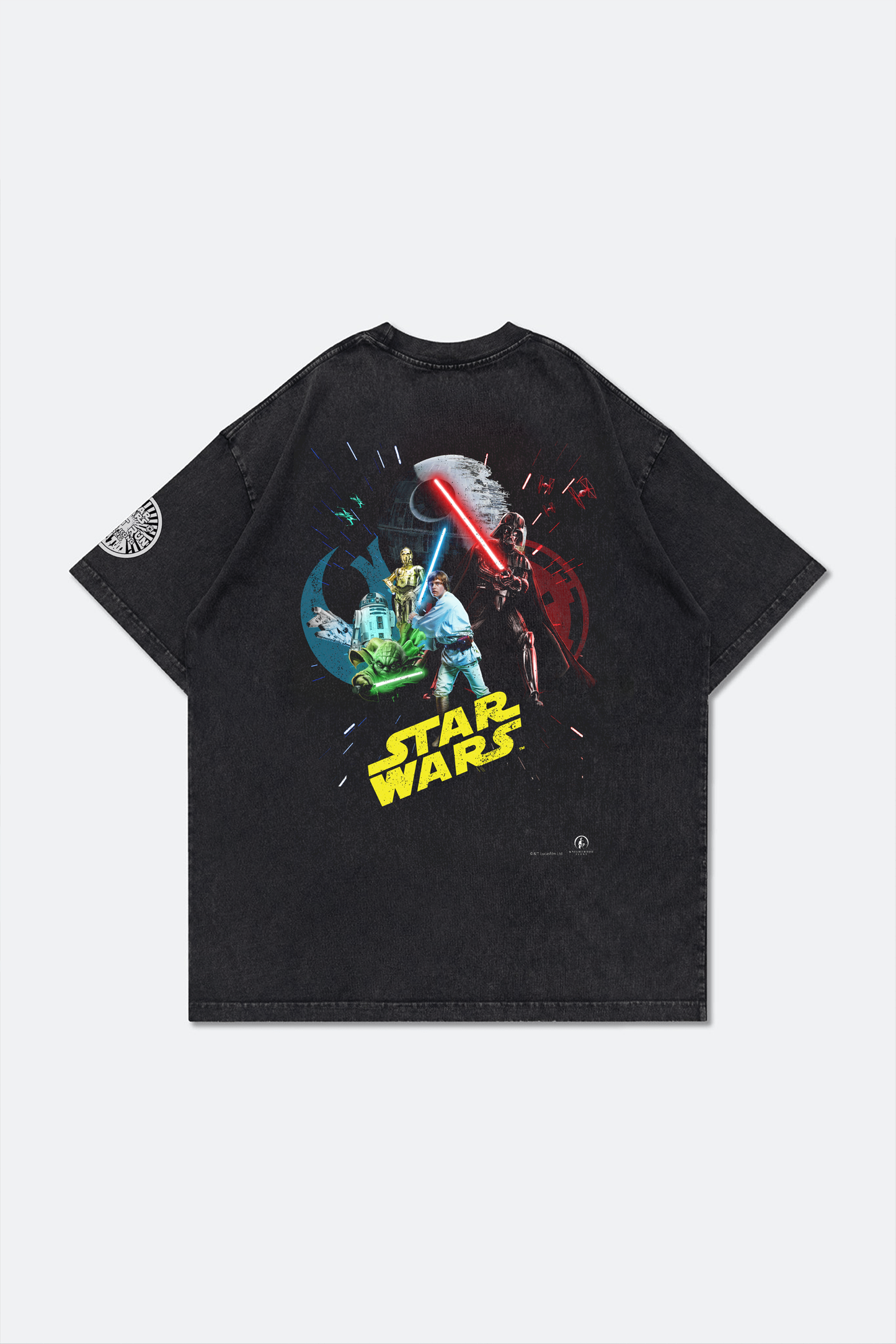 GROCERY x STAR WARS NIGHT RUN 2026 LIMITED EDITION WASHED TEE/ BLACK