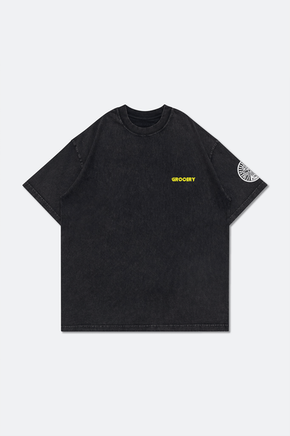 GROCERY x STAR WARS NIGHT RUN 2026 LIMITED EDITION WASHED TEE/ BLACK
