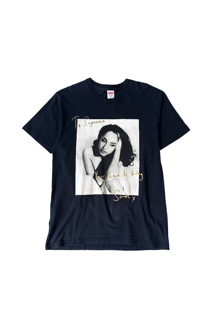 Supreme 17SS Sade Tee Navy GROGROCERY