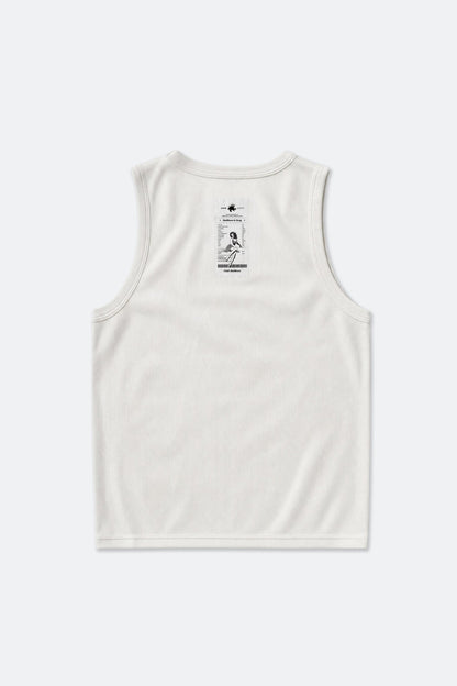 GROCERY x CLUB STUBBORN LOGO INVOICE TANK TOP/ WHITE