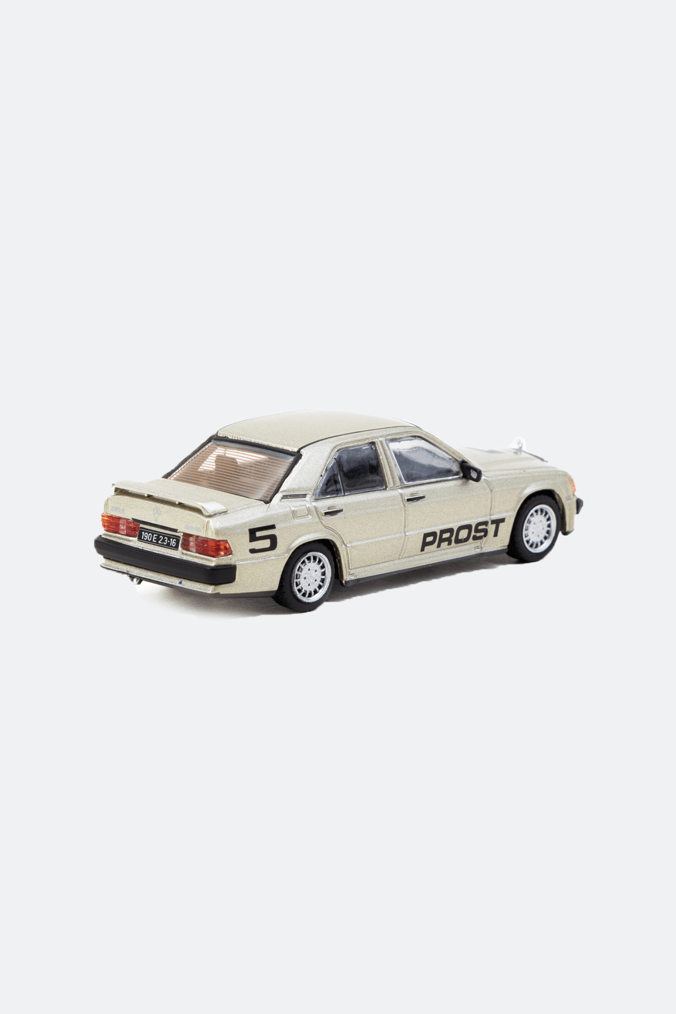 TARMAC WORKS 1/64 MERCEDES - BENZ 190 E 2.3 - 16 RACE OF CHAMPION 1984 ALAIN PROST 5 - GLOBAL64 - GROGROCERY
