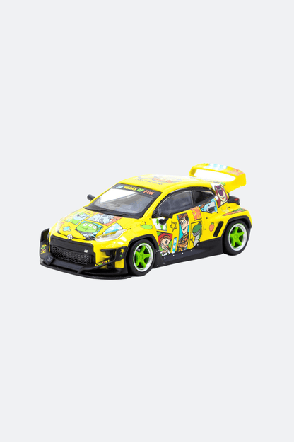 TARMAC WORKS 1/64 PANDEM TOYOTA GR YARIS - TOY STORY - 30th ANNIVERSARY - HOBBY64 - GROGROCERY