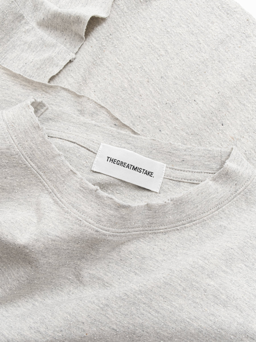 THEGREATMISTAKE. MOTTAINAI VINTAGE TEE/ GREY - GROGROCERY