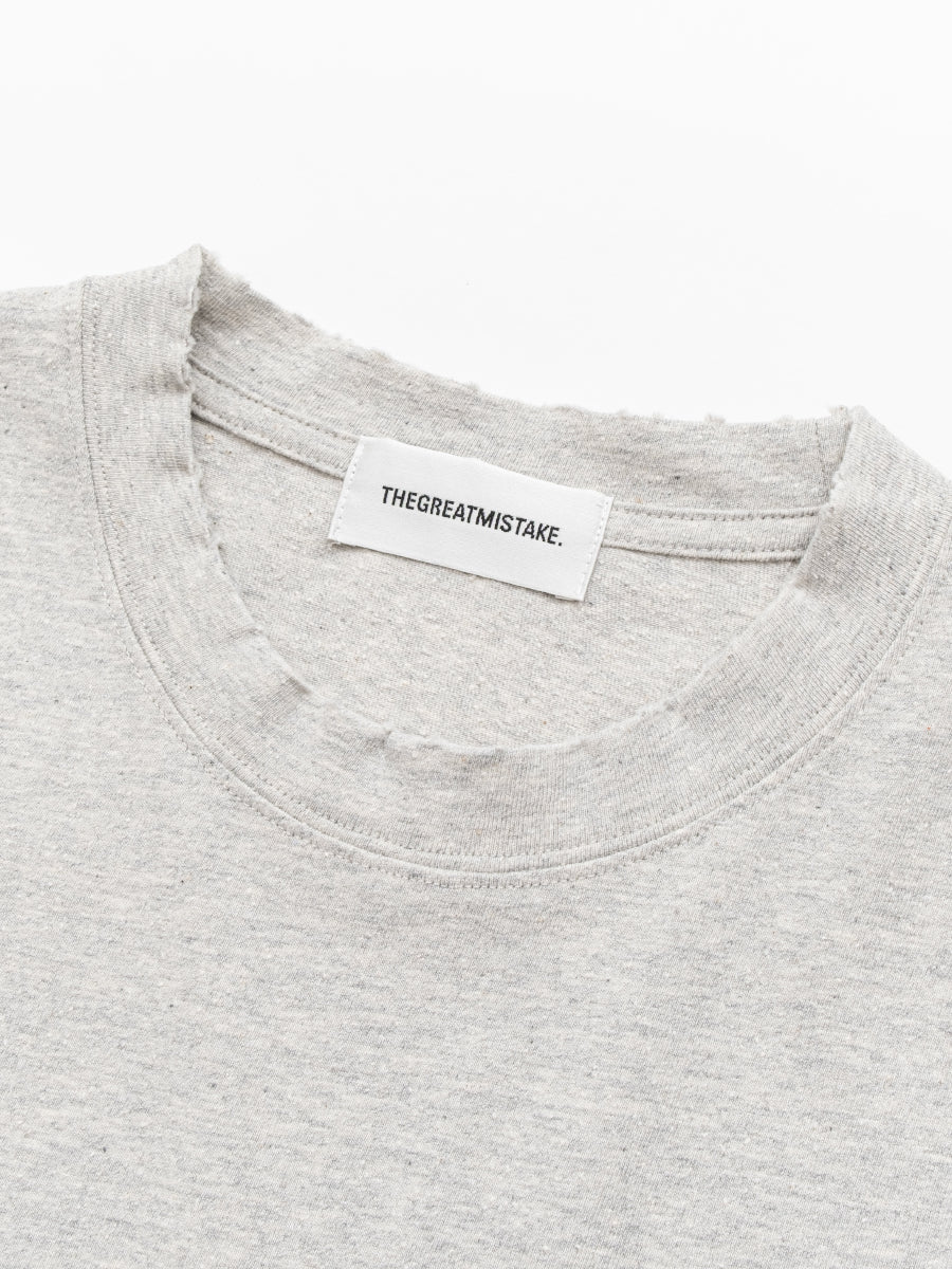 THEGREATMISTAKE. MOTTAINAI VINTAGE TEE/ GREY - GROGROCERY