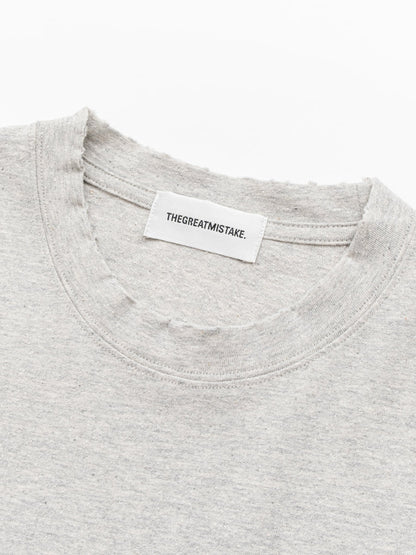 THEGREATMISTAKE. MOTTAINAI VINTAGE TEE/ GREY - GROGROCERY