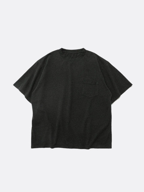 THEGREATMISTAKE. REVERSIBLE POCKET T - SHIRT/ VINTAGE BLACK - GROGROCERY