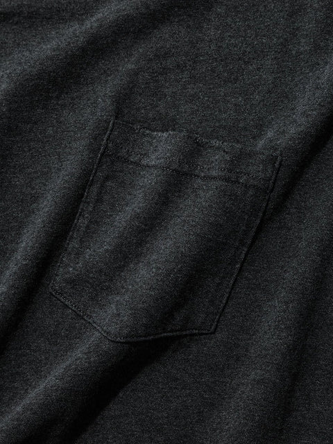 THEGREATMISTAKE. REVERSIBLE POCKET T - SHIRT/ VINTAGE BLACK - GROGROCERY