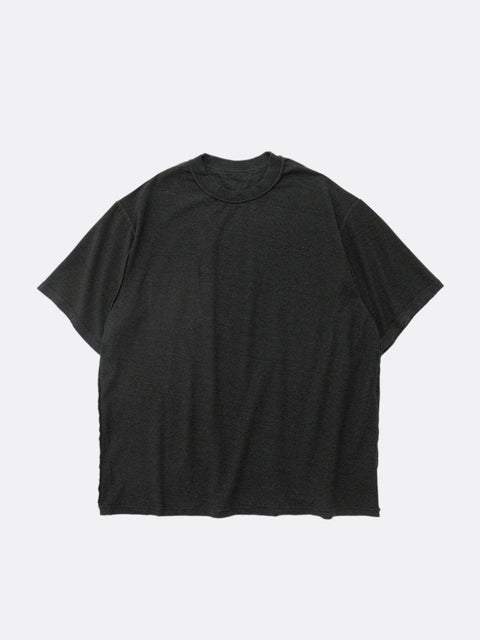 THEGREATMISTAKE. REVERSIBLE POCKET T - SHIRT/ VINTAGE BLACK - GROGROCERY