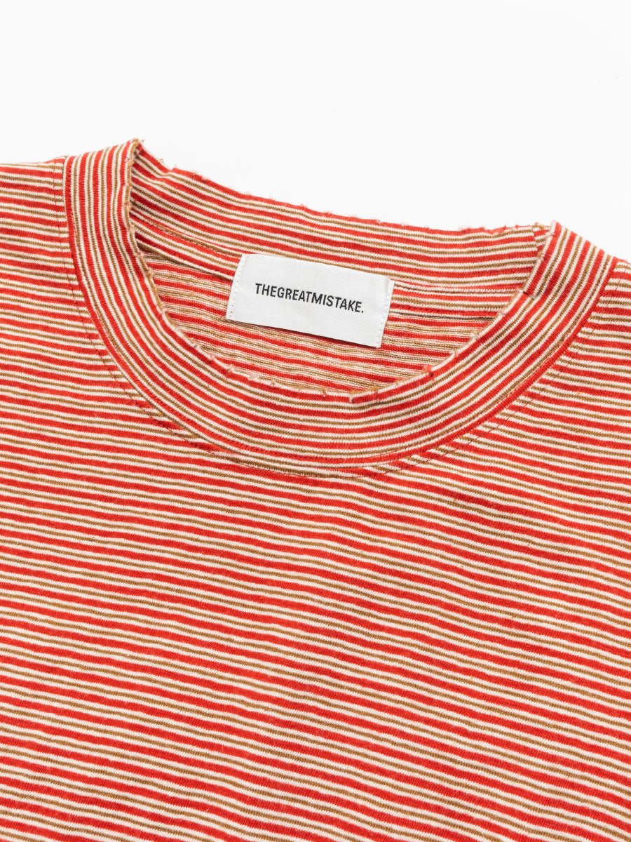 THEGREATMISTAKE. STRIPE VINTAGE TEE - GROGROCERY