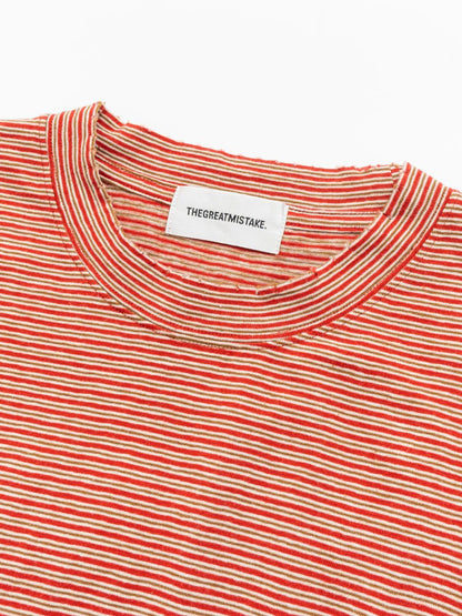 THEGREATMISTAKE. STRIPE VINTAGE TEE - GROGROCERY