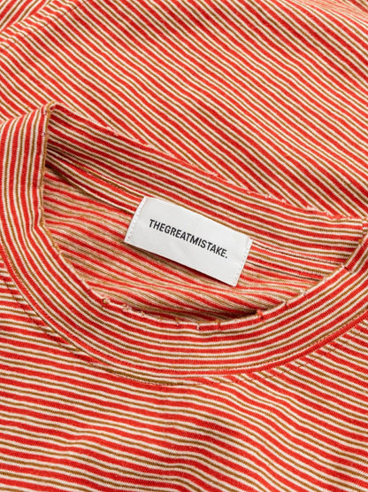 THEGREATMISTAKE. STRIPE VINTAGE TEE - GROGROCERY