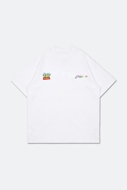 GROCERY | UNBOX INDUSTRIES | MAKEITLOUD | TOY STORY GRAPHIC BOXY TEE BY TOO NATTHAPONG/ WHITE