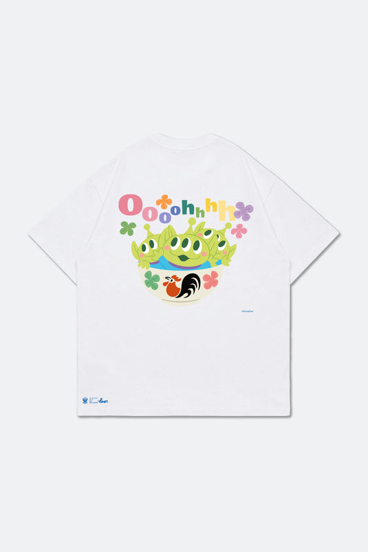 GROCERY | UNBOX INDUSTRIES | MAKEITLOUD | TOY STORY GRAPHIC BOXY TEE BY TOO NATTHAPONG/ WHITE