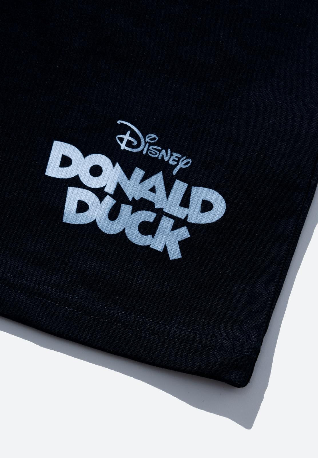 URDU X NEEDLESS DONALD DUCK「旗開得勝」KIDS HOODIE/ NAVY - GROGROCERY
