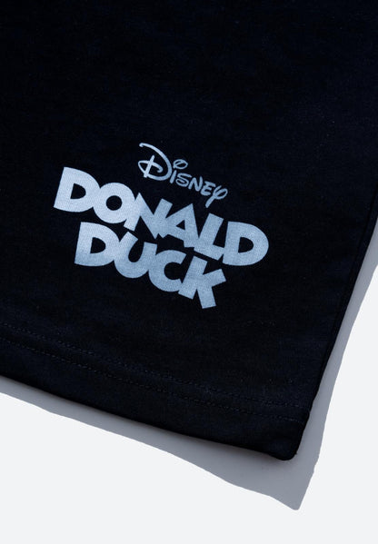 URDU X NEEDLESS DONALD DUCK「旗開得勝」KIDS HOODIE/ NAVY - GROGROCERY