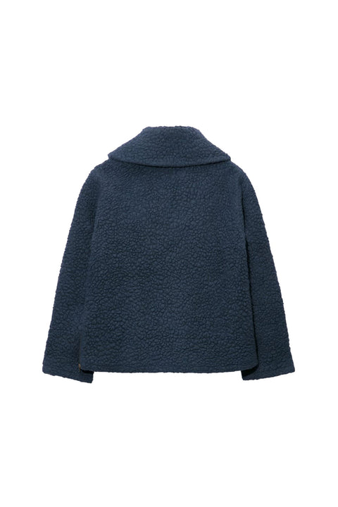 Visvim Sherpa Fleece Jacket/ Blue - GROGROCERY