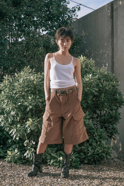 WARM WINTER DAYS CORDUROY SHORTS/ CEDAR - GROGROCERY