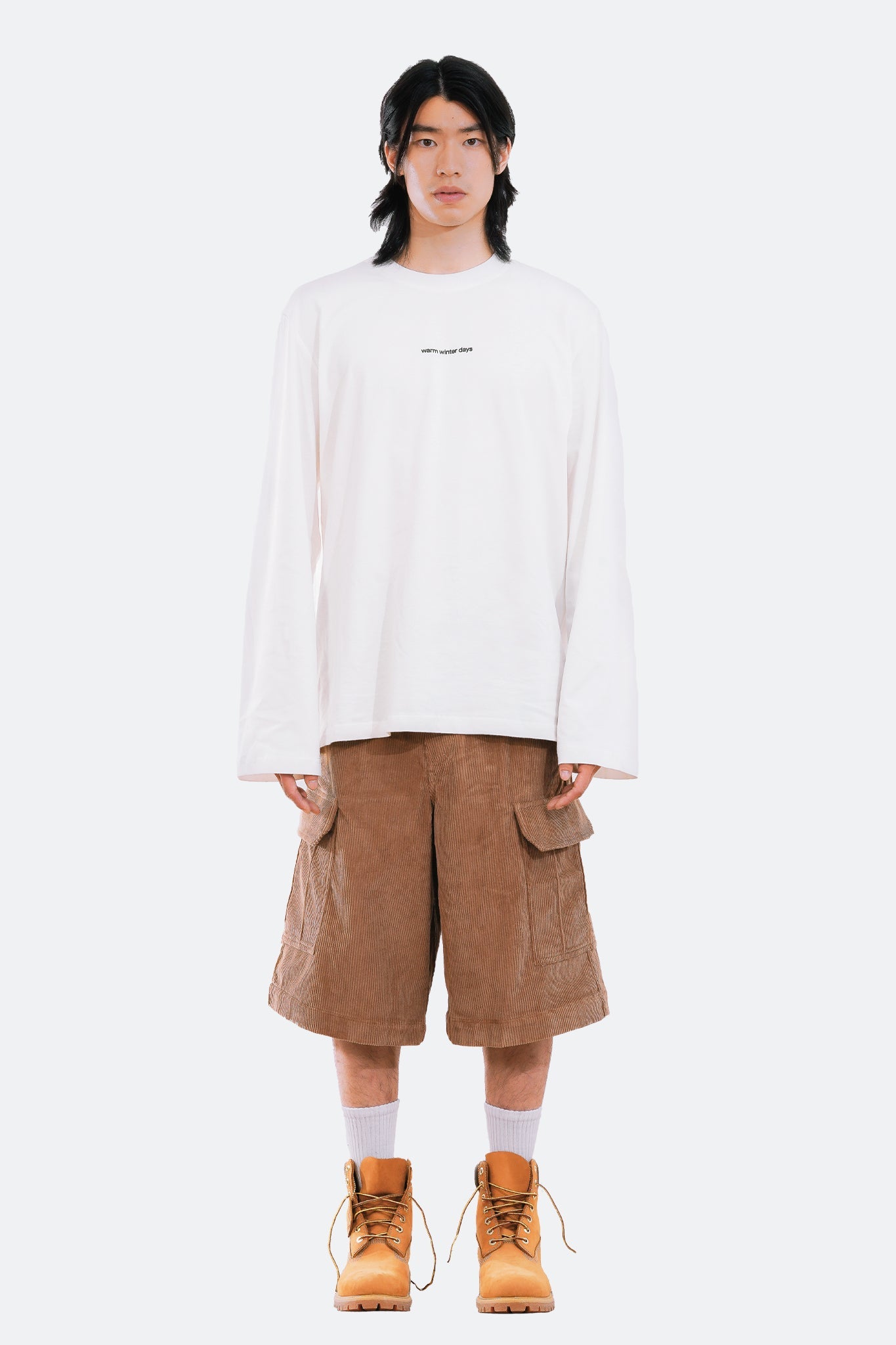 WARM WINTER DAYS CORDUROY SHORTS/ CEDAR - GROGROCERY