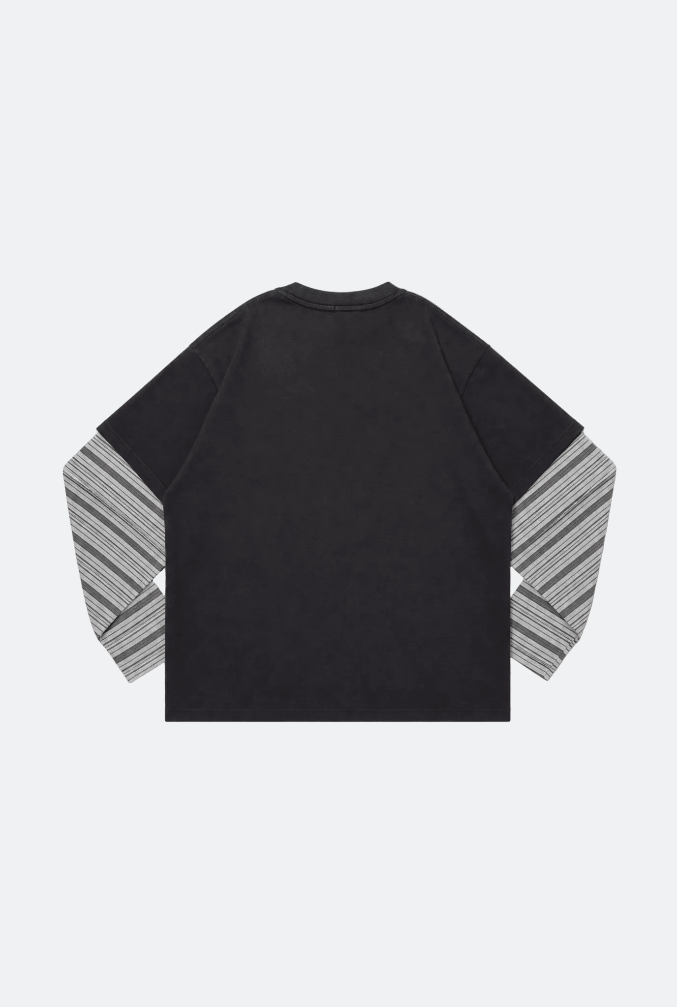 WARM WINTER DAYS DOUBLE LAYERED POCKET TEE/ GREY - GROGROCERY