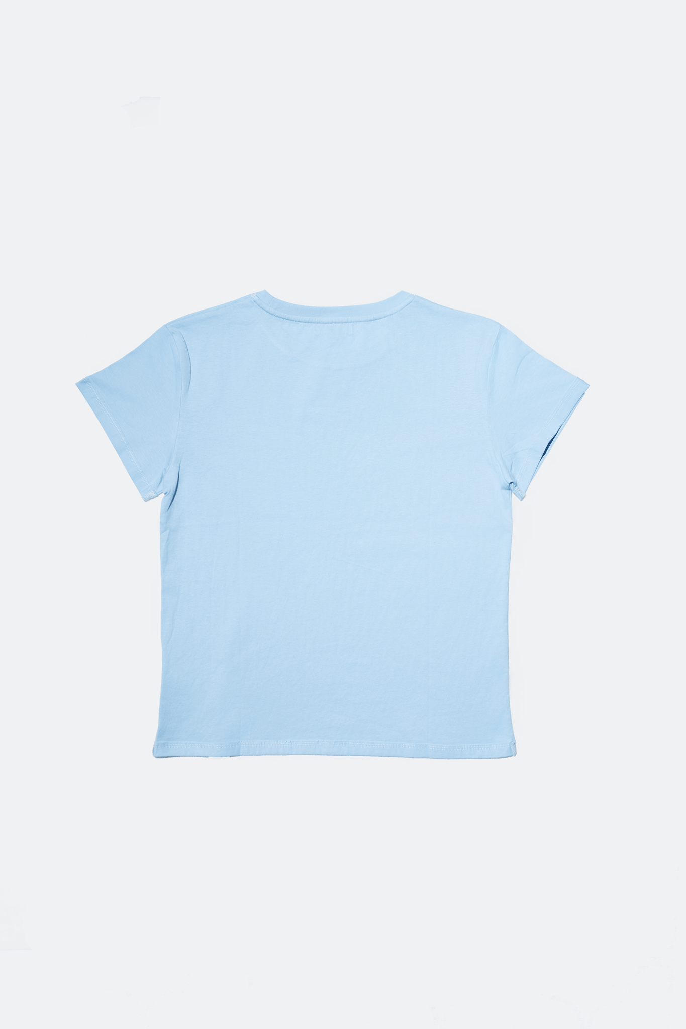 WARM WINTER DAYS GREETINGS TEE/ BABY BLUE - GROGROCERY