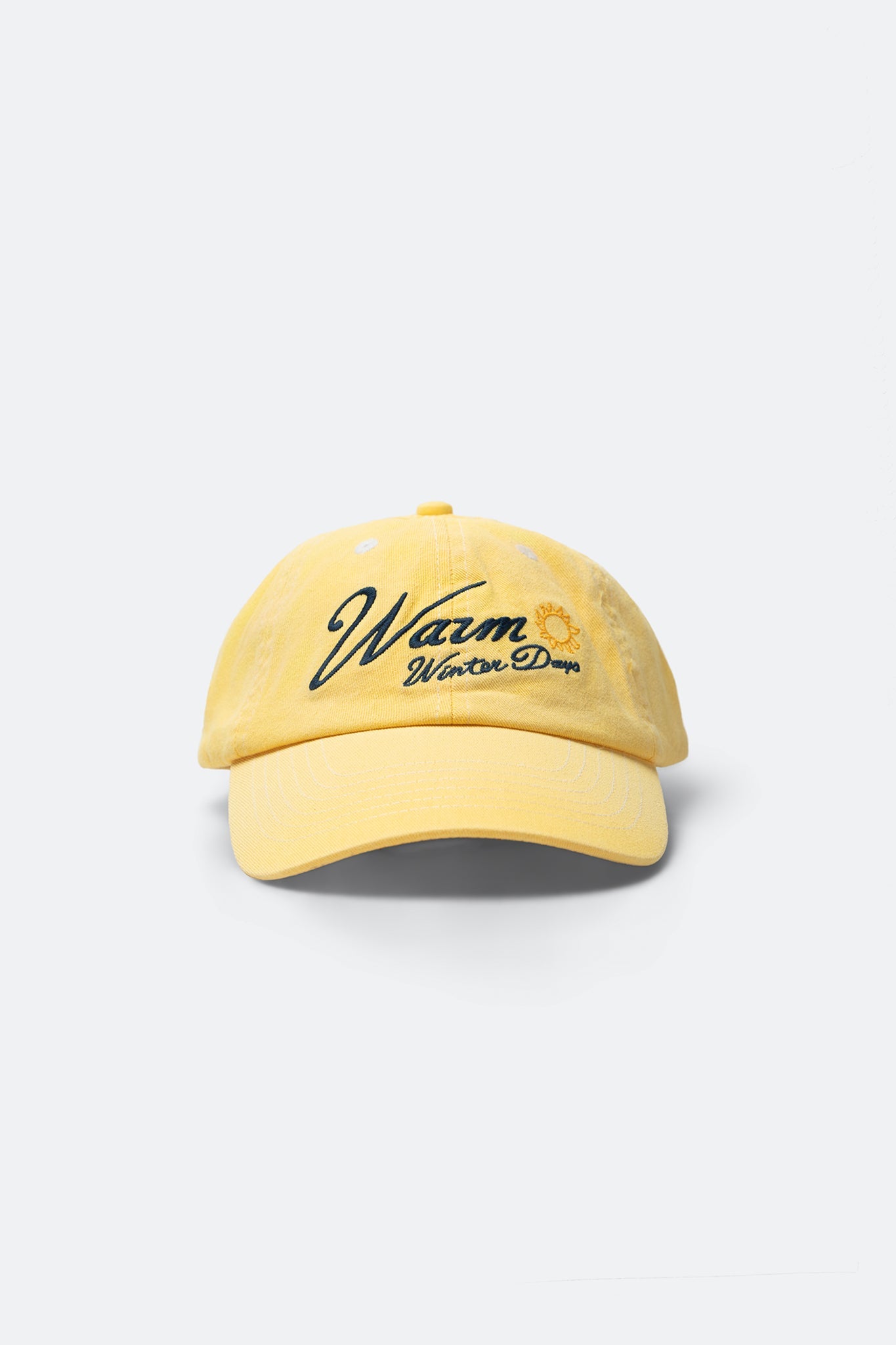 WARM WINTER DAYS LOGO CAP/ SUNFLOWER - GROGROCERY