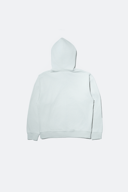 WARM WINTER DAYS ZIP UP HOODIE/ CLOUD - GROGROCERY