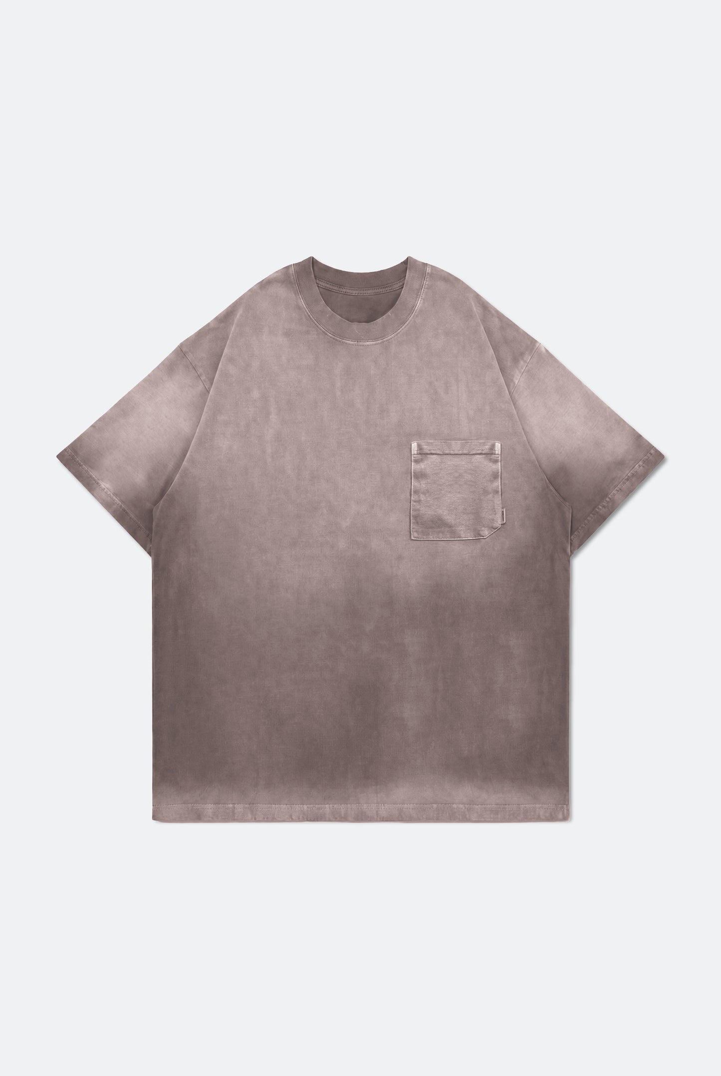 GROCERY WASHED POCKET INVOICE BOXY TEE/ SUN FADE PINK
