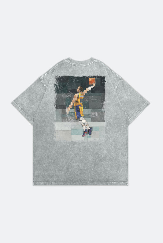 GROCERY LUKA MAGIC WASHED TEE BY ADAM LISTER/ GREY