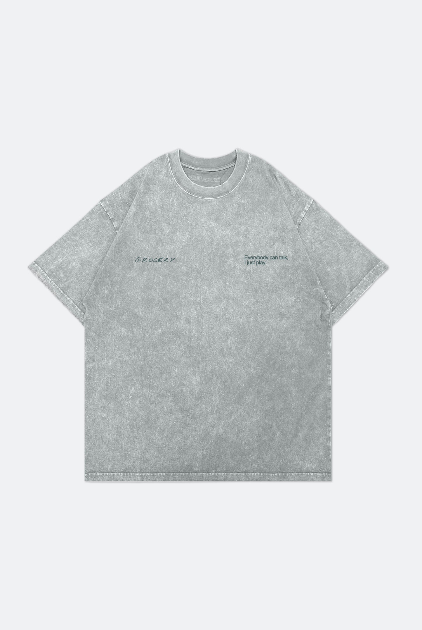 GROCERY LUKA MAGIC WASHED TEE BY ADAM LISTER/ GREY
