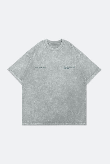 GROCERY LUKA MAGIC WASHED TEE BY ADAM LISTER/ GREY