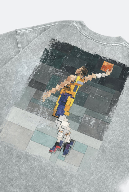 GROCERY LUKA MAGIC WASHED TEE BY ADAM LISTER/ GREY