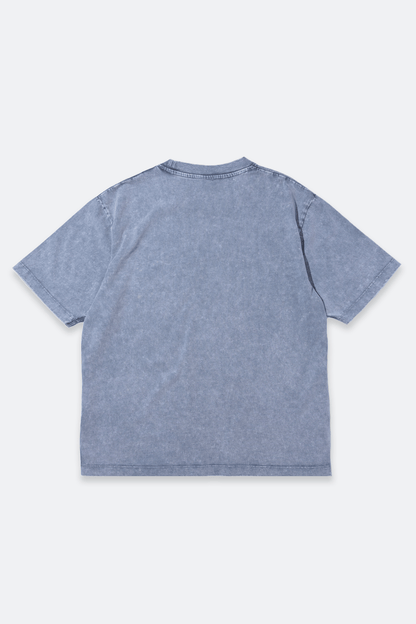 Yasaki Vintage Washed Heritage Tee/ Stone Wash Grey - GROGROCERY