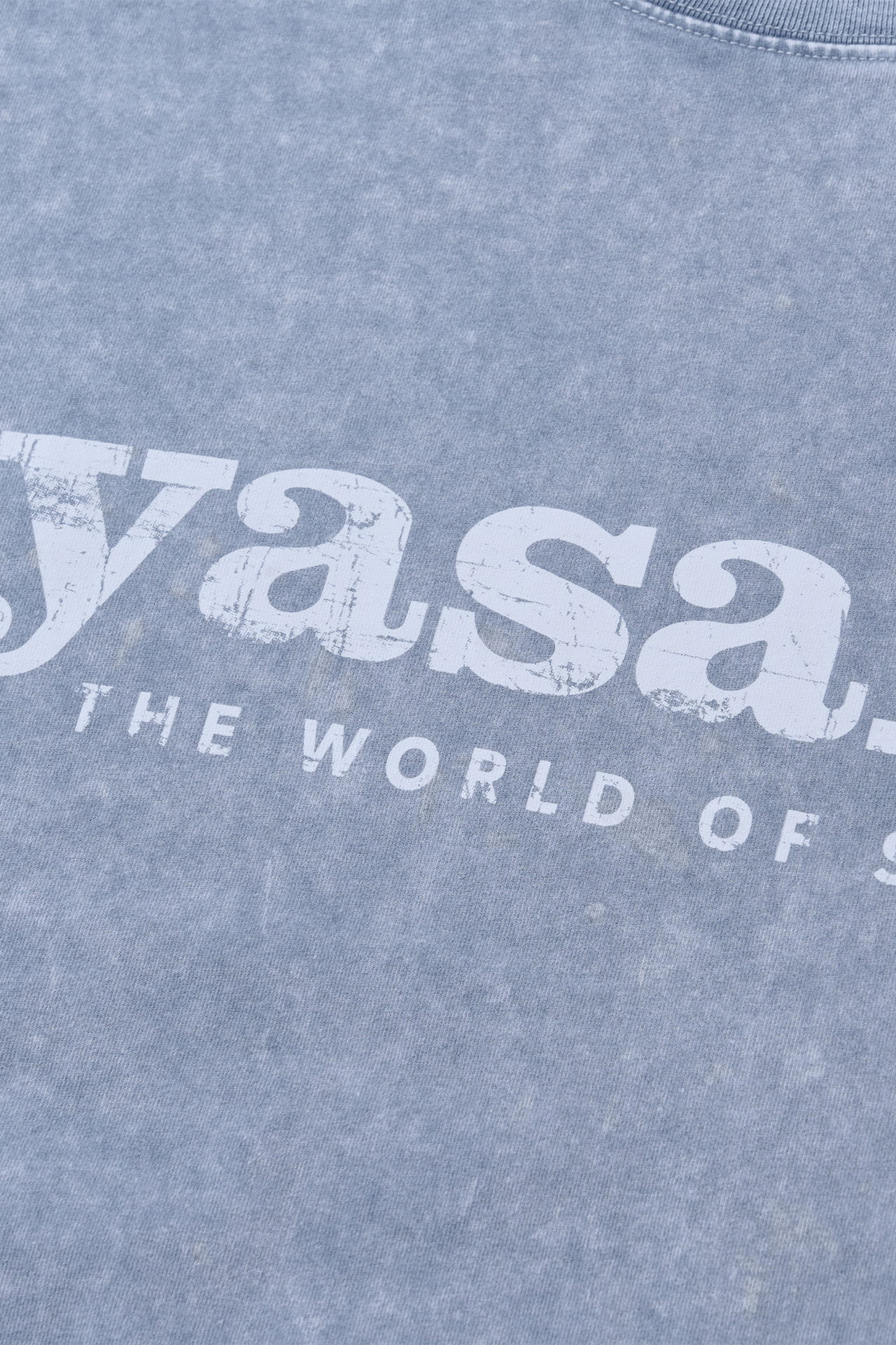 Yasaki Vintage Washed Heritage Tee/ Stone Wash Grey - GROGROCERY