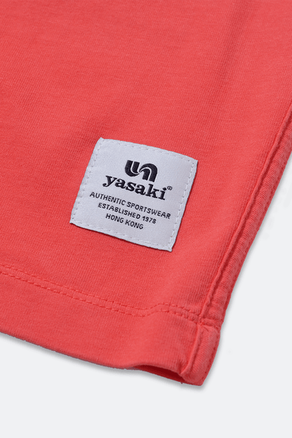 Yasaki Vintage Washed Heritage Tee/ Sun Fade Red - GROGROCERY