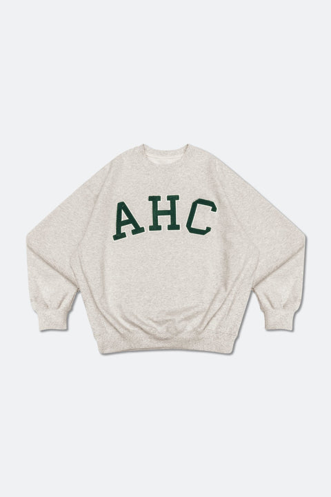 Aim Higher Club College Crew Sweater/ Oat - GROGROCERY