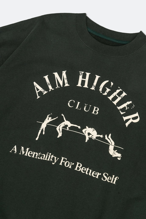 Aim Higher Club Light Sweater/ Dark Green - GROGROCERY