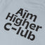 Aim Higher Club Logo Tee/ Baby Blue - GROGROCERY