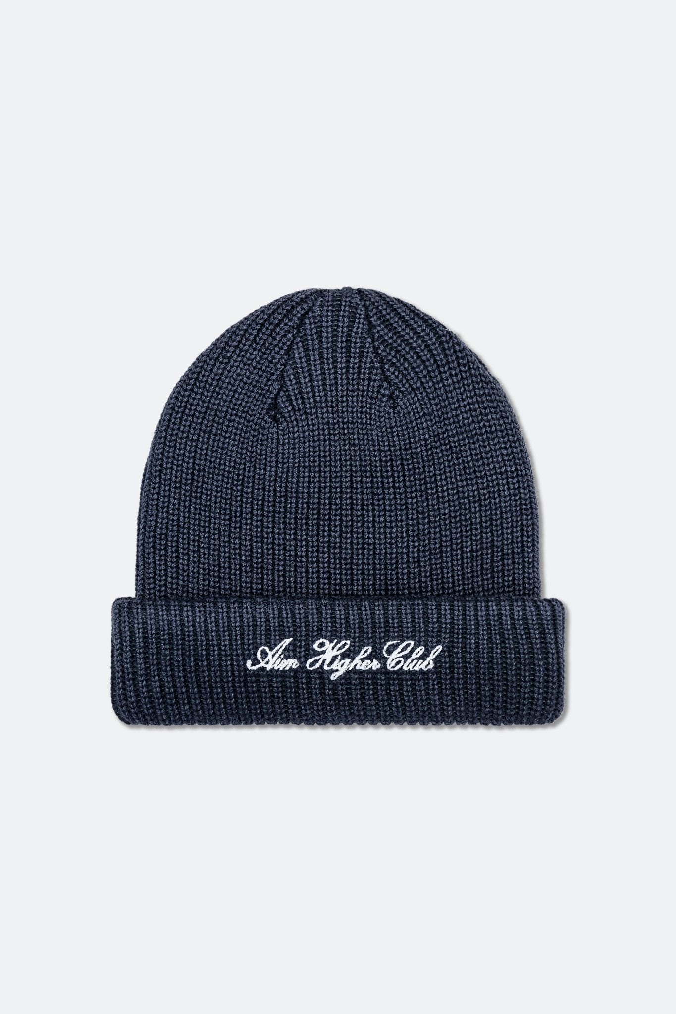 Aim Higher Club Washed Beanie/ Washed Navy - GROGROCERY