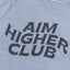Aim Higher Club Wave Logo Tee/ Washed Light Purple - GROGROCERY